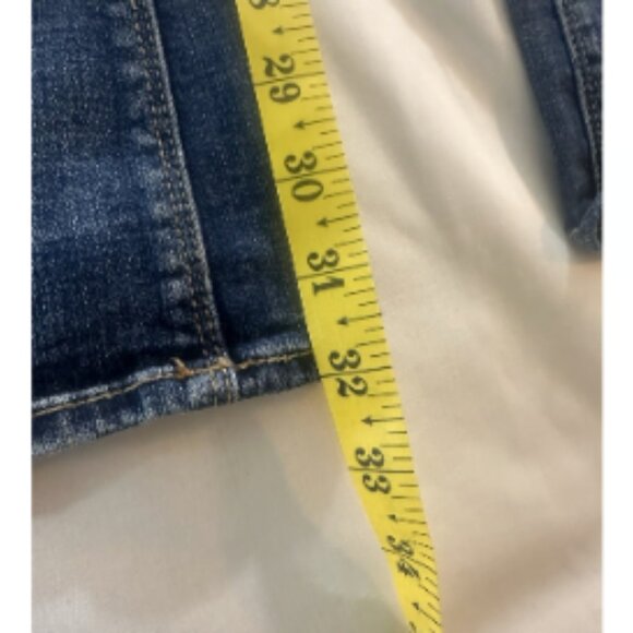 American Eagle Jeans Womens 14 Long Artist Flare Super Stretch Blue - Picture 12 of 12